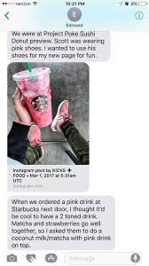 The original pink drink from starbucks tastes like a creamy pink starburst. Matchapinkdrink Secret Starbucks Menu Item Is Pissing Baristas Off