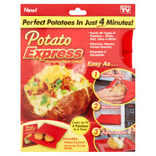Because microwaving can sometimes significantly lower the cooking time (five minutes instead of the 15 it would take to boil for veggies like creamer potatoes) one thing to avoid is generic plastic wrap and plastic storage or grocery bags—they might melt onto your food, and ain't nobody got time for that. Potato Veggie Express Microwave Cooking Bag Walmart Com Walmart Com