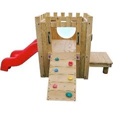 Garden Castle A Wooden Climbing Frame For Children Over The Age Of 2 Outdoorfurnitureforkids With Images Kids Garden Play Toddler Outdoor Play Backyard Play