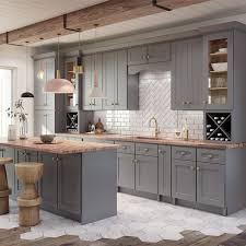 Shop Eleanor Paint Style light Grey Kitchen RTA Cabinets Online