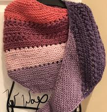 Knifty knittings shares her free pattern for this sweet and simple bonnet. Knit Boom Shawl In Bernat Pop Violet Vision Easy Knitting Patterns Knitting Patterns Bernat Pop Yarn