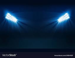 Bright Stadium Lights Design Illumination Vector Image On Vectorstock Stadium Lighting Green Background Video Design