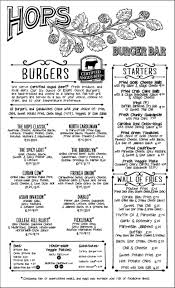 Biscuits And Buns On Banks Menu Menu Hops Burger Bar Greensboro Nc Burger Bar Burger Menu