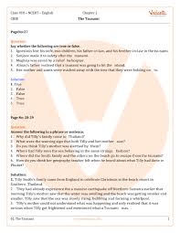 Second year english chapter 2 online mcq test for 2nd year english chapter 2 using the scientific method preparation. Ncert Solutions For Class 8 English Honeydew Chapter 2 The Tsunami