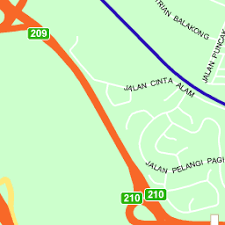 Download an image of this snazzy maps style. Bandar Baru Bangi Map Bandar Baru Bangi Malaysia