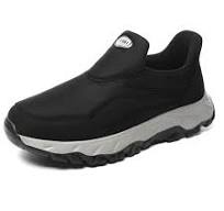 Men's Extra Wide Fit Walking Shoes Non-Slip Soft Sole ...