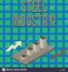 Text Sign Showing Steel Industry Business Photo Text The