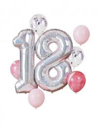Prova da subito 18 anni che mantiene ciò che dice, ed entra a far parte di un servizio che raccoglie tante e utili qualità. Kit Palloncini 18 Anni Argento E Rosa Addobbi E Vestiti Di Carnevale Online Vegaoo