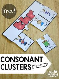Free Puzzles With 3 Letter Consonant Clusters This Reading Mama Consonant Clusters Consonant Blends Activities Phonics Activities