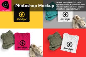 Alluring bag mockup templates are completely free publicizing for the store, so taking care of business could mean a great deal. Tee With Shorts And Sneakers Psd Mockup Graphic By Risarocksit Creative Fabrica