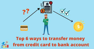 You'll probably pay a cash advance fee. How To Transfer Money From Credit Card To Bank Account Online Money Junction