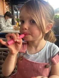 When your little ones want to be grown up. 😭😭 Do you ever think they're  growing up too fast??