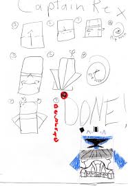 Today i'll be showing you how to draw a clone trooper from star wars. How To Fold Captain Rex Origami Yoda