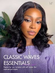 Amazon.com : LUVME HAIR Short Body Wave Human Hair Lace Front Wigs 14 Inch  Glueless 5x5 Closure Wig Pre Plucked for Women : Beauty & Personal Care