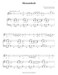 When country music lovers talk about the greatest groups in the genre, shenandoah is always at the forefront of any discussion. American Folk Song Shenandoah Sheet Music Pdf Notes Chords Folk Score Piano Vocal Download Printable Sku 58618