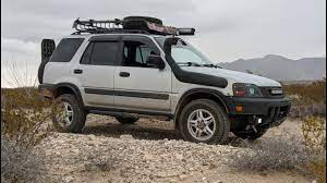 With a lift, you also need skid plates. The All Purpose Vehicle Built For Everything 2000 Honda Crv Awd Youtube