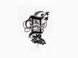 Free Designs Gemini Zodiac Sign With Letters Tattoo Wallpaper Tatuaggi