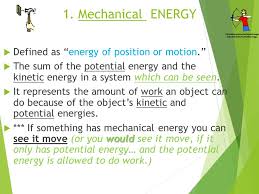 In physical sciences, mechanical energy is the sum of potential energy and kinetic energy. Forms Of Energy Mechanical Energy And Non Mechanical Energy Ppt Download