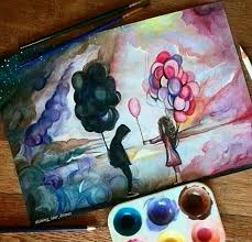 Sadness And Happiness Happy Paintings Art Painting Crafts
