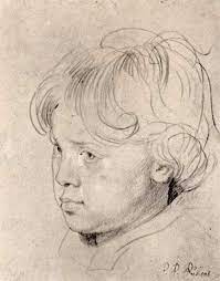 rubens pieter paul flemish 1577 1640 portrait of his son frans スケッチ デッサン 素描