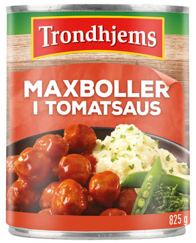 Maxboller i Tomatsaus Trondhjems - Trygg Mat