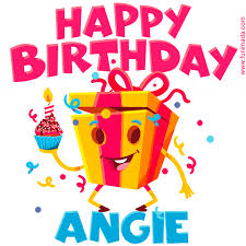 Your beautiful contagious energy has been blessed upon us for almost 15 years! Funny Happy Birthday Angie Gif Download On Funimada Com