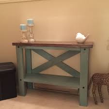 Mini Console Table Do It Yourself Home Projects From Ana White Furniture Projects Furniture Diy Easy Home Decor