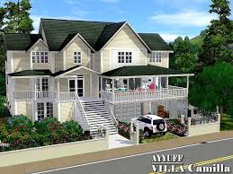 30x30 Partly Furnished House With 6 Bedrooms 5 Bathrooms Found In Tsr Category 39 Sims 3 Residential Lots Sims House Sims House Design Sims 3 Houses Ideas