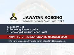 Perak akan menerima 688,000 dos vaksin bulan ini. Jawatan Kosong Perbadanan Kemajuan Negeri Perak Pknp Oktober 2020
