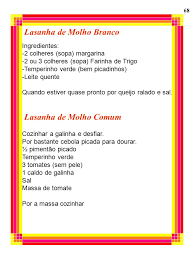 Essa receita de molho branco com maizena é simplesmente perfeito para qualquer receita. 112 Receitas Diversas Ppt Carregar