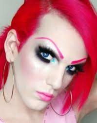 Dark Eye Pink Eyebrows Scene Makeup Makeup Face Makeup