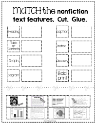 Nonfiction Text Features Matching Activity Free Text Features Worksheet Nonfiction Text Features Nonfiction Text Features Lesson