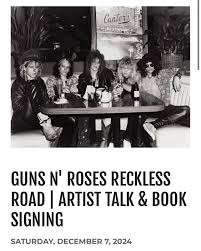 Hey Everyone, Marc Canter @marccanter_recklessroad_gnr and I have a gallery  event this Saturday @ Mr. Musichead Gallery @musicheadgallery from 1PM to  4PM. I would love u you guys there! It's a free