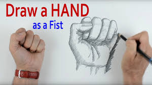 Drawing lessons drawing techniques cute drawings drawing sketches sketches of love hand drawings drawing fist fist tattoo hand fist. How To Draw A Hand Part 3 Fist Youtube
