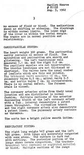 Her body was discovered before dawn on sunday, august 5. Marilyn Monroe Autopsy Report Presley Collectibles