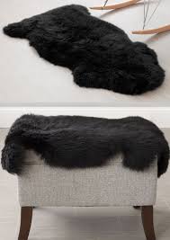 Black And White Sheepskin Rug Leather Fur And Sheepskin Rugs 91421 Genuine Australian Sheepskin Rug Single Pelt Natural Black 2x3 Ft Sheepskin Fur Buy I Sheepskin Rug Rugs Rug Under Bed