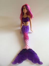 Mermaid Barbie Doll Pink Purple Hair 2015 Mattel Mattel In 2020 Pink Purple Hair Mermaid Barbie Purple Hair