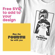 Download May The 4th Be With You Star Wars Baby Yoda Svg Craft Room Time PSD Mockup Templates