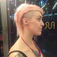Mullet Comb Over Hairstyle Bleached Hair Punk Hair Short Hair Styles