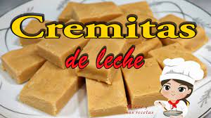 Cremita De Leche Cubanas Dulce De Leche Jamoncillos Pasta De Leche Youtube