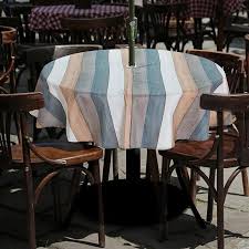 By budge (34) $ 57 81. Outdoor Tablecloth Waterproof Table Cover With Zipper Umbrella Hole For Patio Garden Table Top Decor 60inch Round Buy Outdoor Tablecloth Waterproof Table Cover With Zipper Umbrella Hole For Patio Garden Table