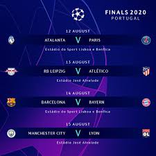 Fechas y horarios de octavos de final. Ya Estan Las Llaves Del Final 8 De La Champions League Horarios Dias Y Todo Lo Que Hay Que Saber Sobre Los Cruces De Cuartos Infobae
