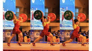 Wenwen li height is about 165 cm. The 2015 Asian Weightlifting Championships Sportivny Press