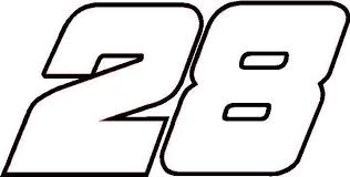 28 race number decal sticker outline28 race number decal sticker outline28 race number decal custom car stickers custom car decals custom window stickers