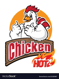 Funny Chicken Logo On White Background Vector Illustration Download A Free Preview Or High Quality Adobe Illustra Inspirasi Desain Grafis Spanduk Desain Logo