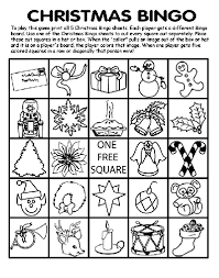 Clip art printable easter coloring pages easy christmas colouring pages Christmas Bingo Board No 3 Coloring Page Crayola Com