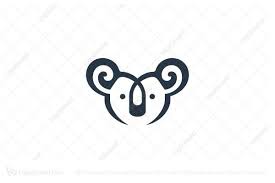 Minimal Koala Logo Interior Design Gifts Industry Logo Animal Logo