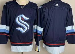 The kraken will compete in the national hockey league (nhl). Seattle Kraken Custom Dark Blue Nhl Jersey Sk Dbc 35 99 Wholesale Soccer Jerseys Soccer Jerseys Jerseys Football