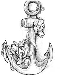 Maybe you would like to learn more about one of these? Cool Anchor With Flowers Tattoo Design By Rikercreatures