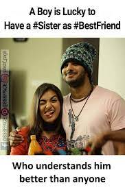 Find what we consider best quotes for your brother, famous ones, ones for your little brother and your big brother. Yes I Am Lucky Brother Sister Quotes Funny Sister Quotes Funny Siblings Funny Quotes
